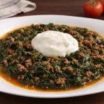 Kıymalı Ispanak Yemeği Tarifi