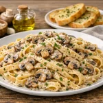Kremalı Mantarlı Makarna Tarifi