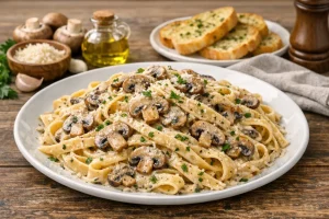 Kremalı Mantarlı Makarna Tarifi