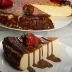 San Sebastian Cheesecake Tarifi: Yanmış Kenarlı Kremamsı Tatlı