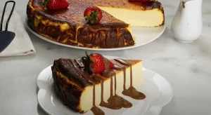 San Sebastian Cheesecake Tarifi: Yanmış Kenarlı Kremamsı Tatlı